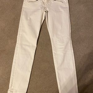 Cabi zipper skinny jeans